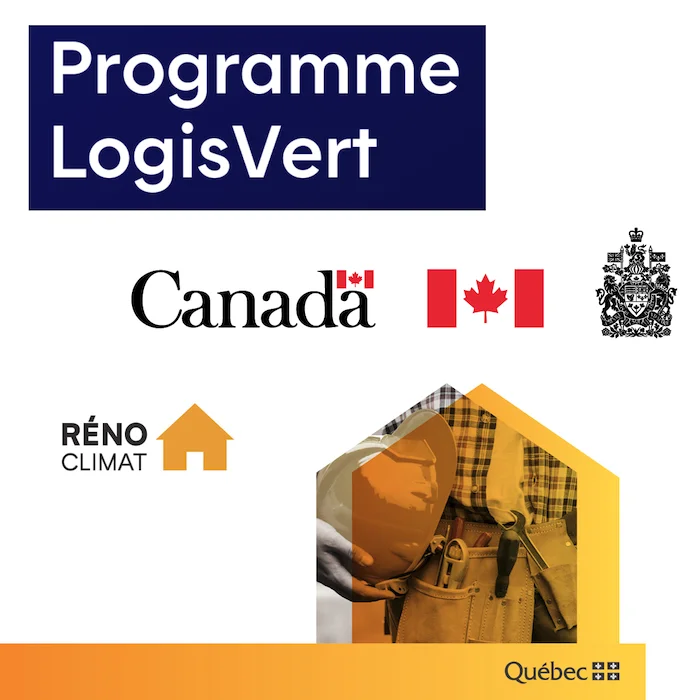 Logos des programmes de subventions gouvernementales pour thermopompes au Québec